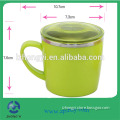 Stainless Steel Thermal Mug for Baby with Single Handle&Lid